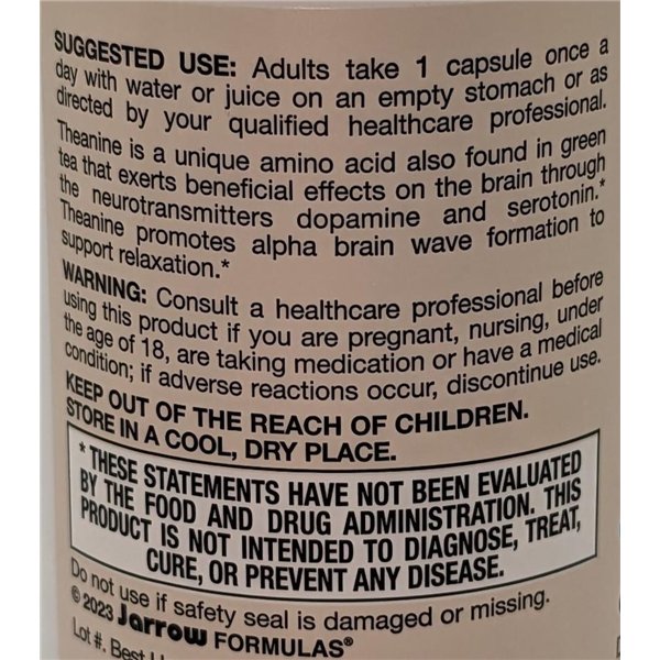 Teaniini, 200 mg - 60 v-kapselia