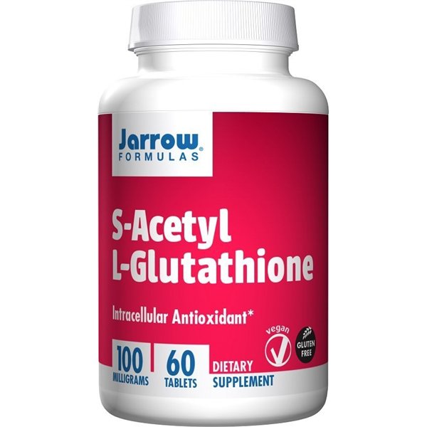 S-acetil-L-glutationas, 100 mg - 60 tablečių