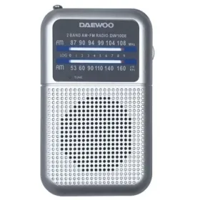 Transistor Radio Daewoo DW1008SL Silver AM/FM Retro
