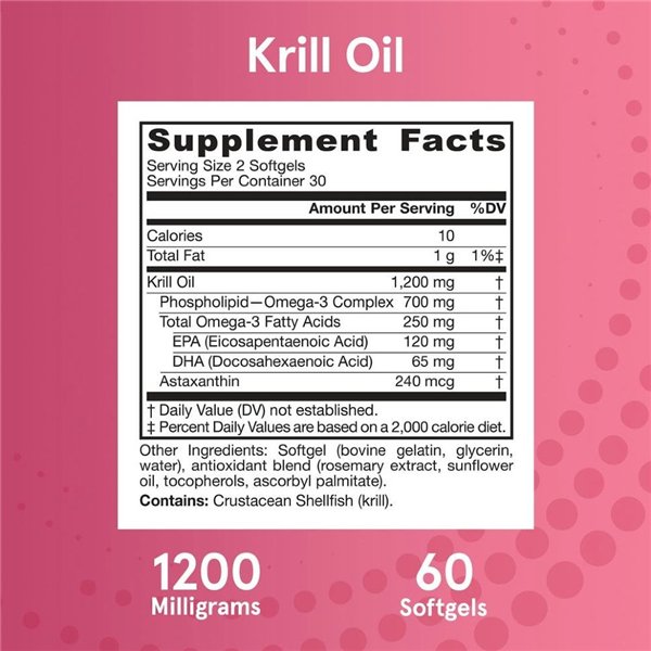 Krill Oil - 60 softgels