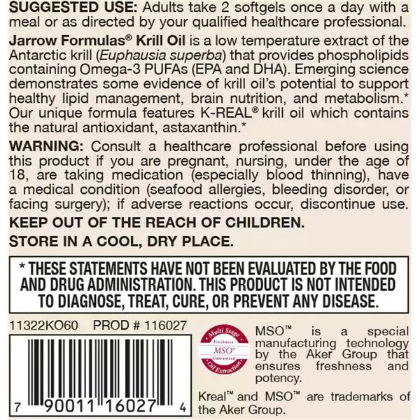 Krill Oil - 60 softgels