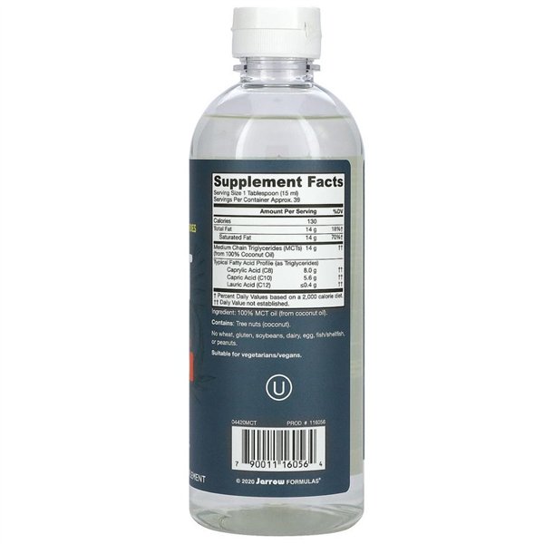 MCT aliejus - 591 ml.