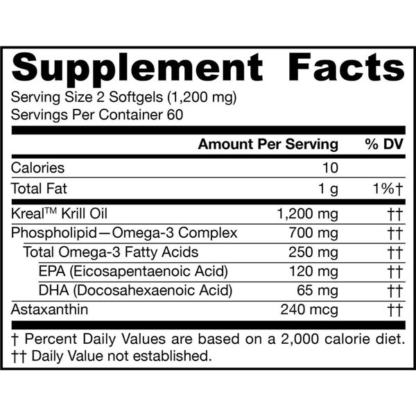 Krill Oil - 120 softgels