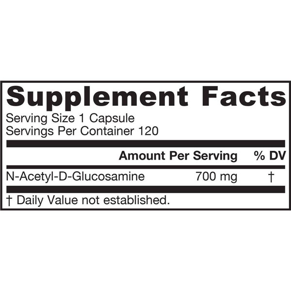 NAG, 700 mg - 120 v kapsulių