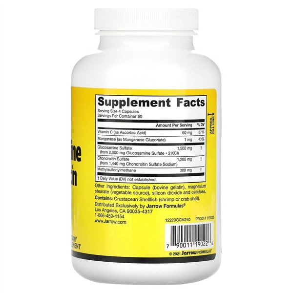 Glukosamiini + kondroitiini + MSM - 240 kaps.