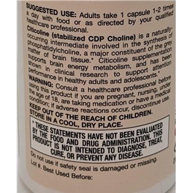 Citicoline CDP Choline, 250mg - 60 caps