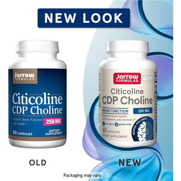 Citicoline CDP koliini, 250 mg - 60 kaps.