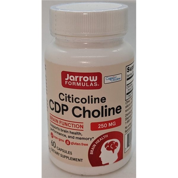 Citicoline CDP koliini, 250 mg - 60 kaps.