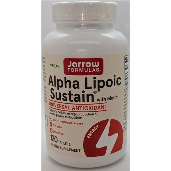 Alfa-lipoiinihappo Sustain biotiinilla - 120 tablettia