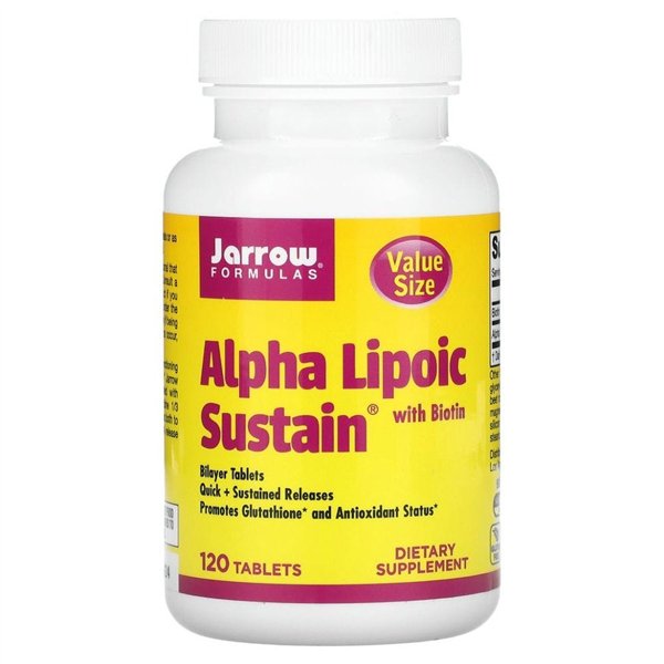 Alpha Lipoic Sustain with Biotin - 120 tabs