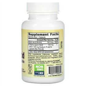 R-Alpha Lipoic Acid with Biotin - 60 vcaps
