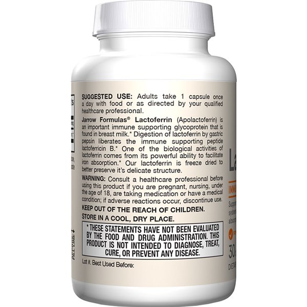 Laktoferinas, 250 mg - 60 kapsulių