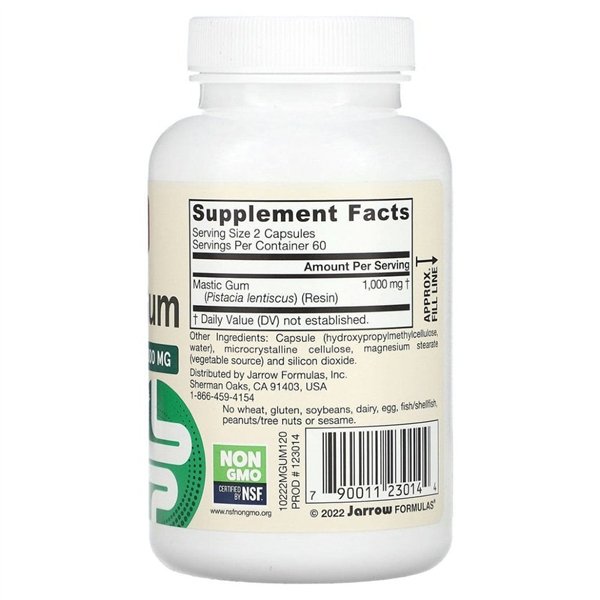 Mastic Gum - 120 vcaps