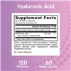 Hialuronskābe, 120 mg - 120 kapsulas