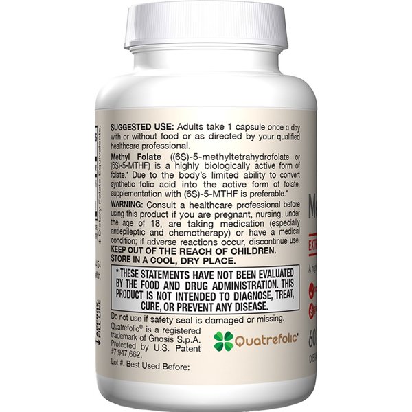 Methyl Folate, 400mcg - 60 vcaps