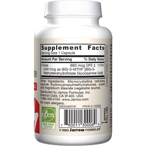 Methyl Folate, 400mcg - 60 vcaps