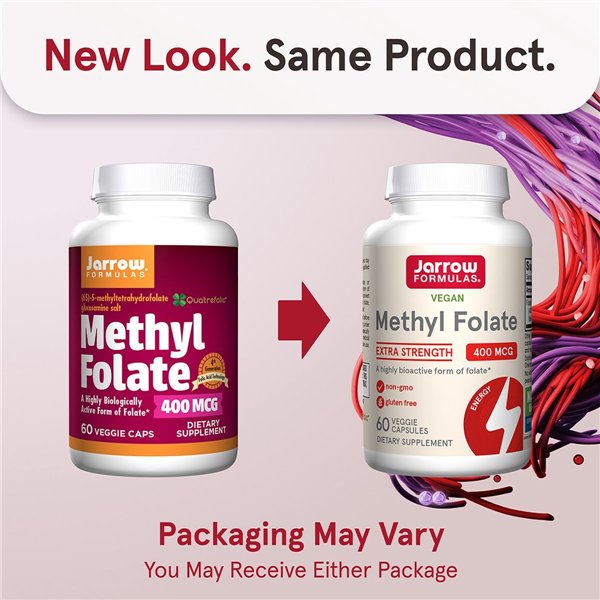 Methyl Folate, 400mcg - 60 vcaps