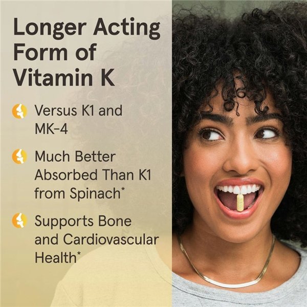 MK-7, 90mcg - 120 softgels