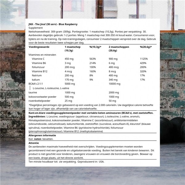 The Jinx!, Sininen vadelma - 309g