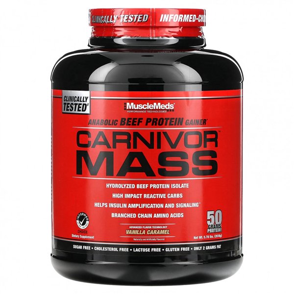 Carnivor Mass, Vanilla Caramel - 2688g