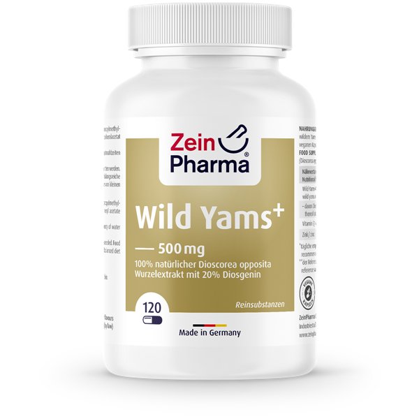 Savvaļas jamss Plus, 500 mg - 120 kapsulas