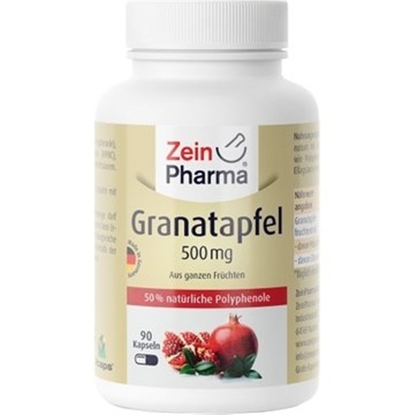 Granatai, 500 mg - 90 kapsulių