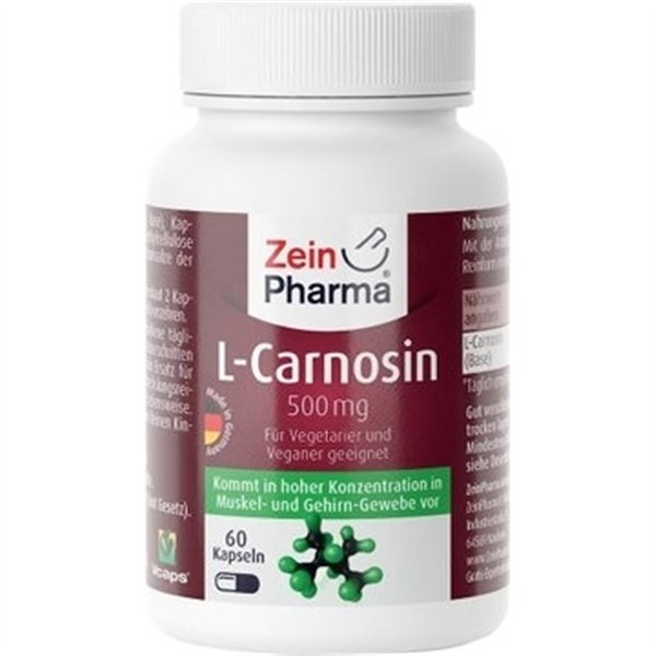 L-karnozīns, 500 mg - 60 kapsulas