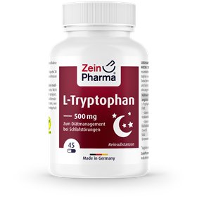 L-Tryptophan, 500mg - 45 vcaps