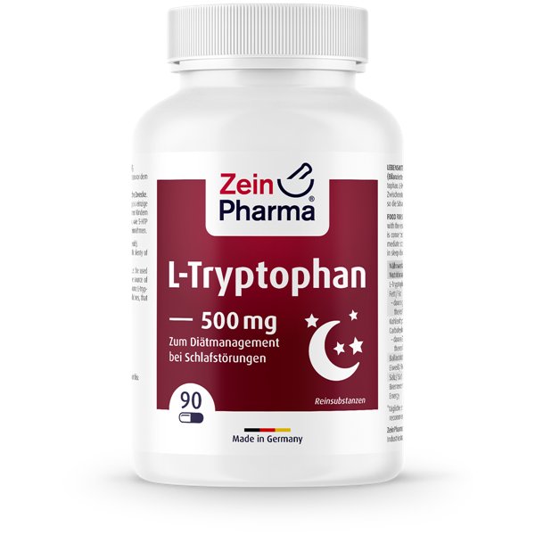 L-Триптофан, 500 мг - 45 растительных капсул