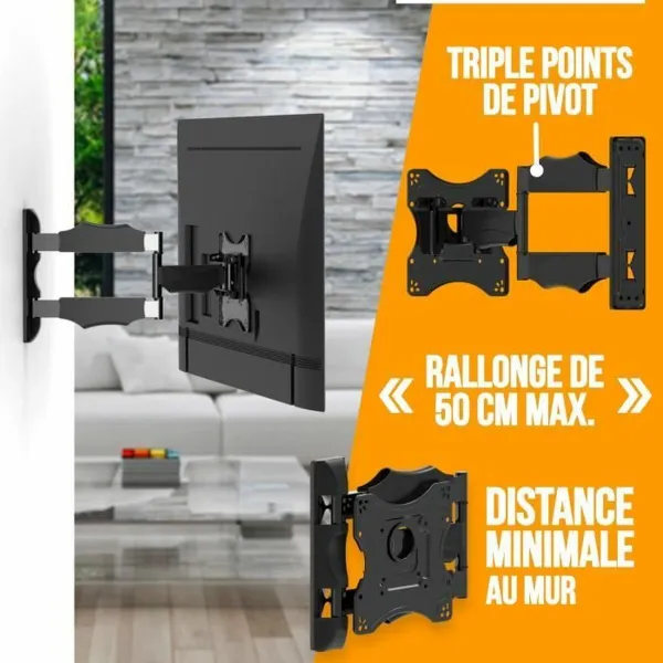 Подставка для ТВ Nanook Full Motion Tilt 43" 19"