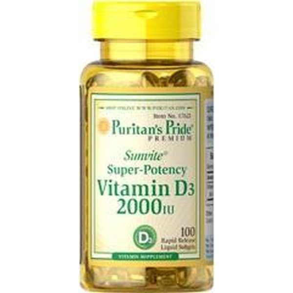 Super-Potency Vitamin D3, 50mcg - 200 softgels
