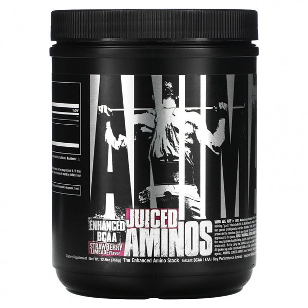 Animal Juiced Aminos, Strawberry Limeade - 366g