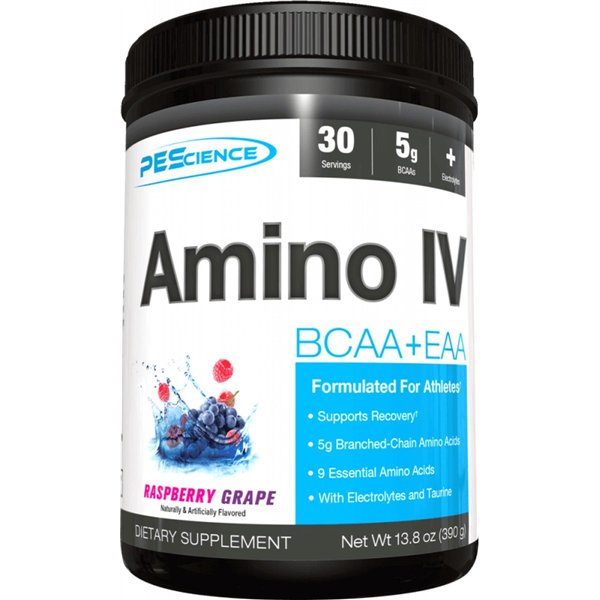 Amino IV, aviečių ir vynuogių skonio - 390 g
