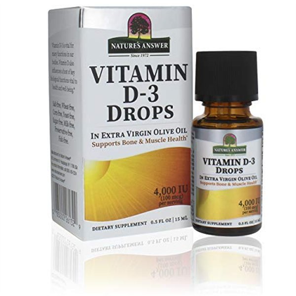 Vitamin D-3 Drops, 4000IU - 15 ml.