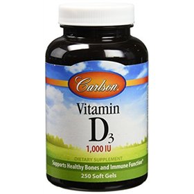 Vitaminas D3, 1000 TV – 250 minkštųjų gelių