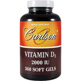 Vitamin D3, 2000 IU - 360 softgels