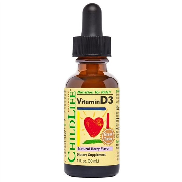 Vitamin D3, Natural Berry - 30 ml.