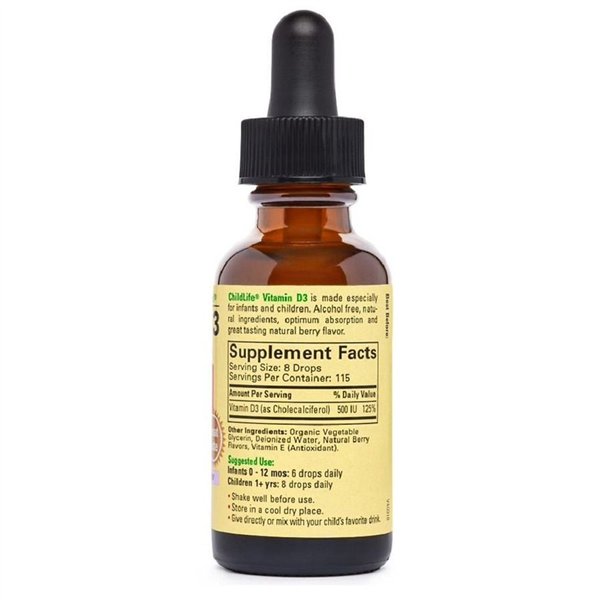 D3-vitamiini, luonnonmarja - 30 ml.