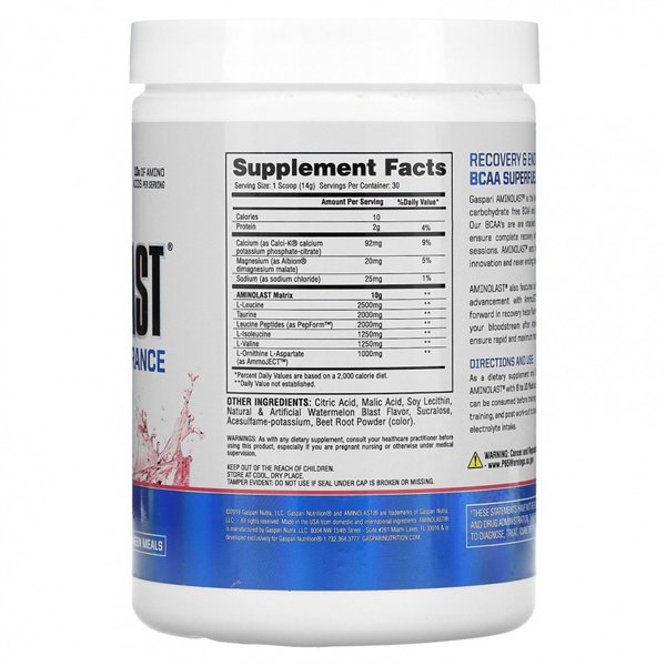 Aminolast, Watermelon Blast - 420g