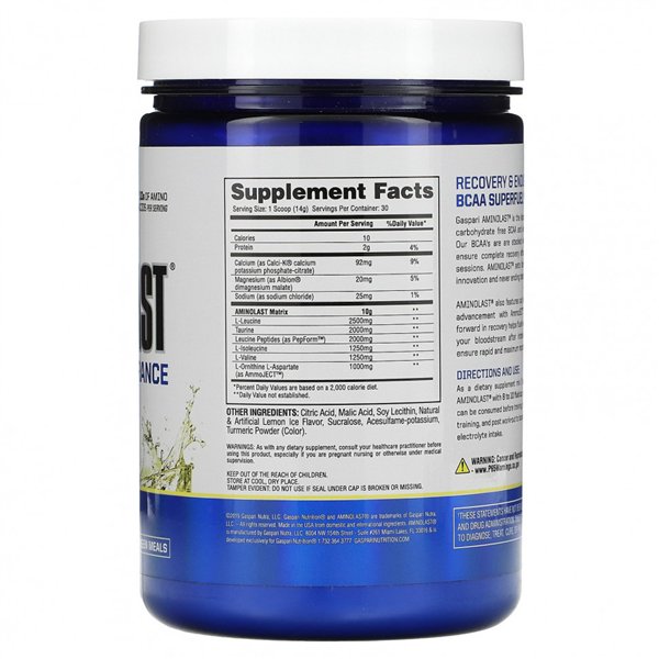 Aminolast, Lemon Ice - 420g