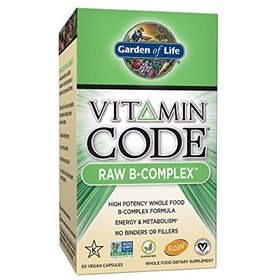 Vitamino „Code Raw B“ kompleksas – 60 veganiškų kapsulių