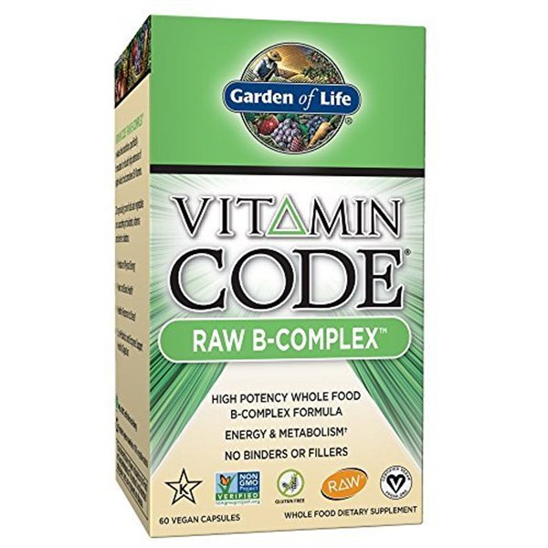 Vitamīnu kods Raw B komplekss - 60 vegānas kapsulas