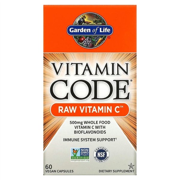 Vitamin Code Raw Vitamin C - 60 vegan caps