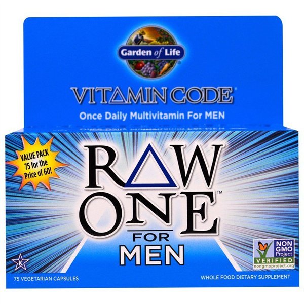 Vitamin Code RAW ONE vyrams - 75 v kapsulės