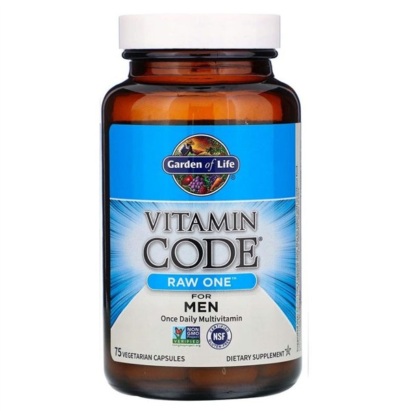 Vitamin Code RAW ONE for Men - 75 vcaps