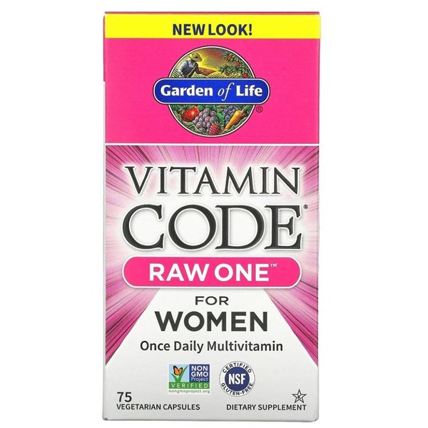 Vitamin Code RAW ONE for Women - 75 vcaps