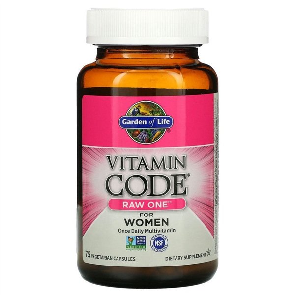 Vitamin Code RAW ONE for Women - 75 vcaps
