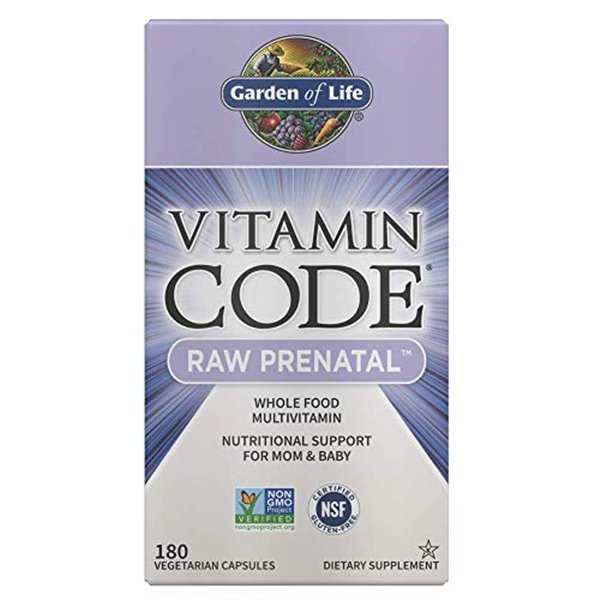 Витаминный код Raw Prenatal - 180 растительных капсул