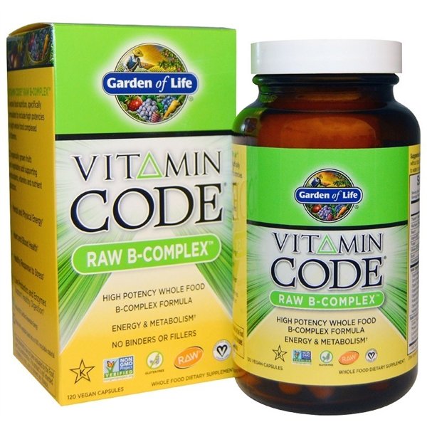 Vitamin Code Raw B-Complex — 120 веганских капсул