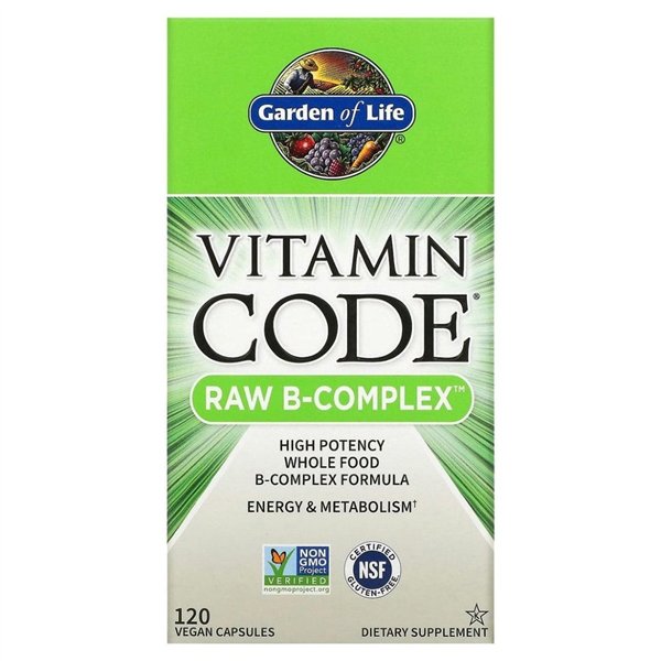 Vitamin Code Raw B-Complex — 120 веганских капсул